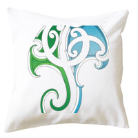Wharerangi Te Kaute - Cushion cover