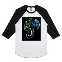 Whanau Reunion Tee shirt - Unisex Raglan Tee