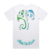 Moke Te Kaute - Mens Tarmac V-Neck T shirt