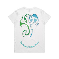 Tupuna Tee Shirt - Womens Maple Tee