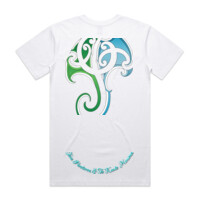 Tupuna Tee Shirt - Mens Tarmac V-Neck T shirt